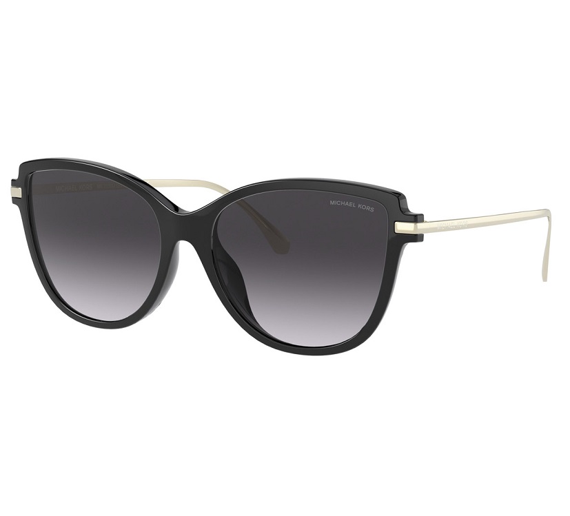 Michael Kors Sorrento Dark Grey Gradient Cat Eye Ladies Sunglasses 
