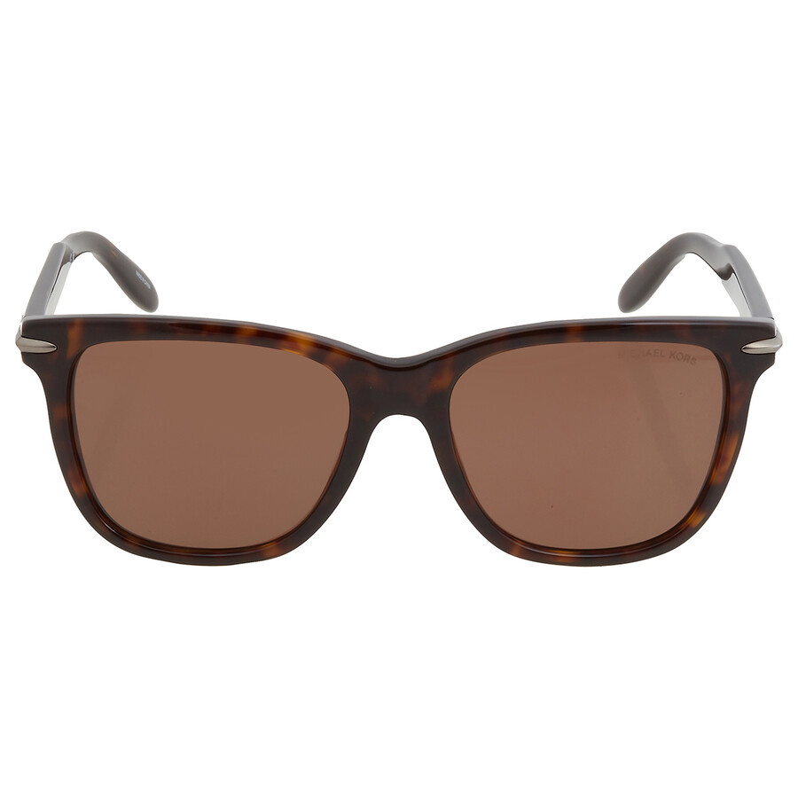 Michael Kors Telluride Dark Brown Solid Square Men's Sunglasses MK2178