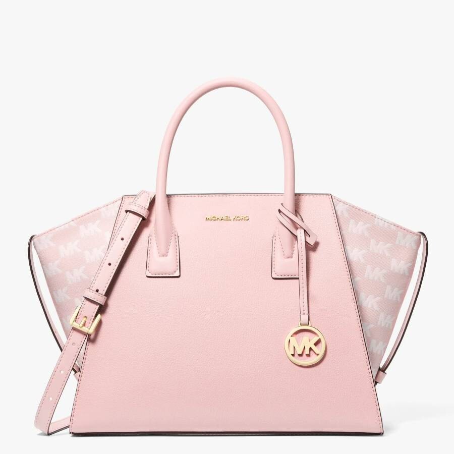 Michael Kors Michael Avril Large Satchel In Pink