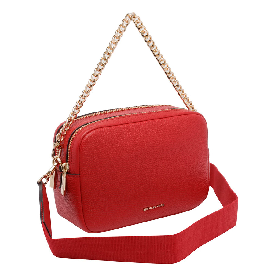 Michael Kors Michael Bryant Convertible Shoulder Bag In Red