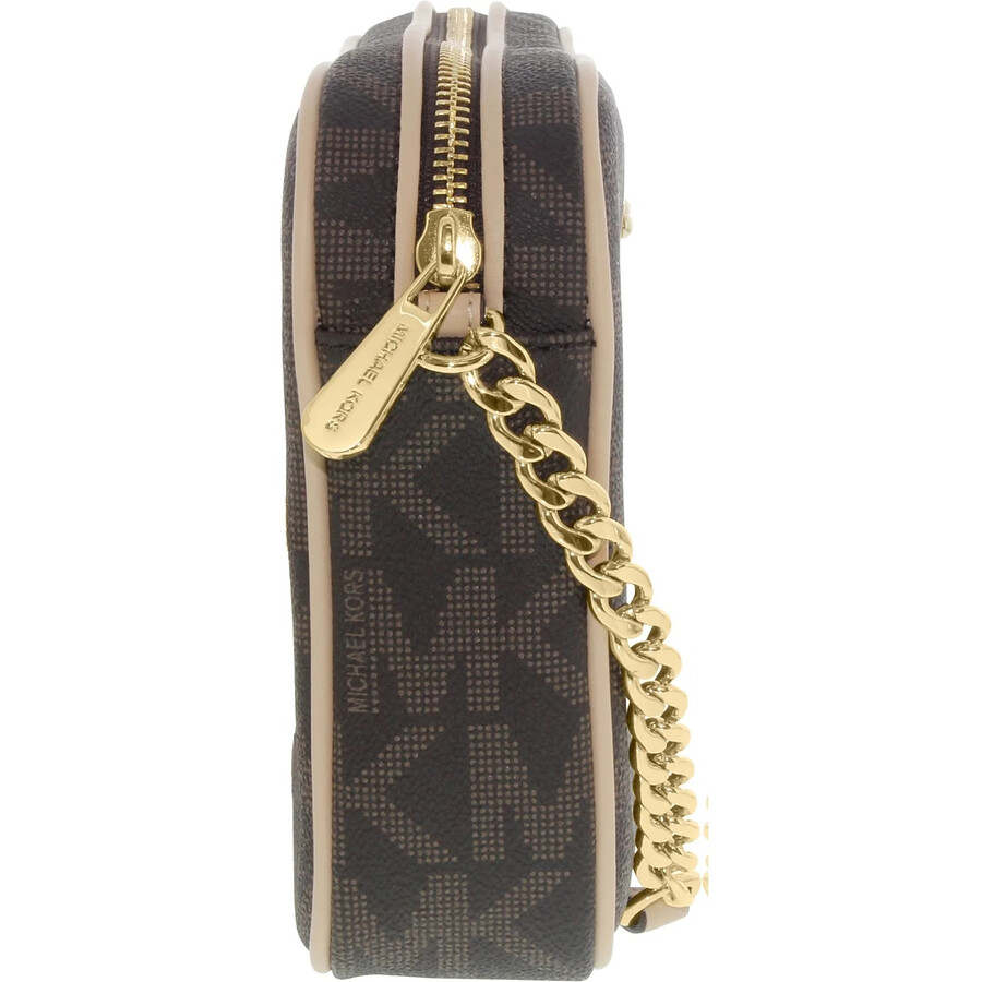 Michael Kors Michael  Jet Set Large Crossbody Bag In Brown