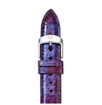 Michele 18 mm Purple Snakeskin Strap MS18AA420515  display picture 1