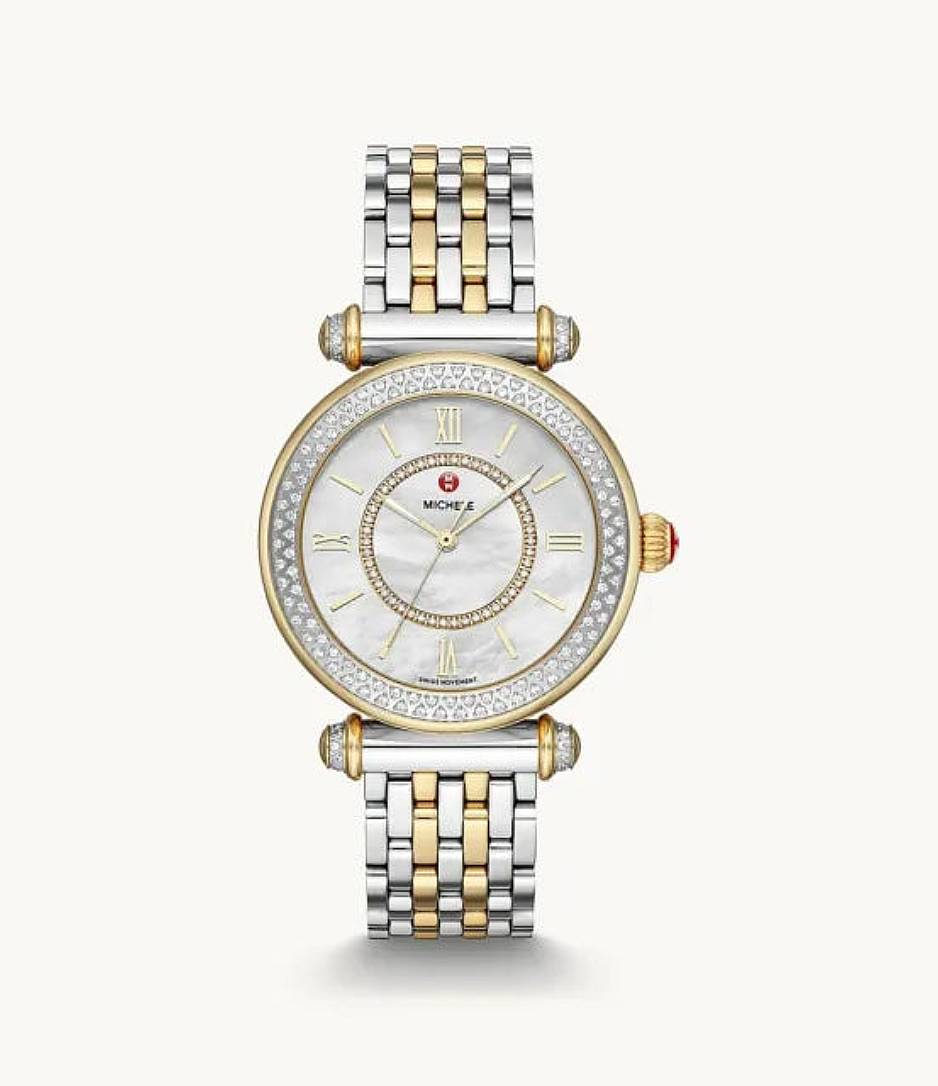 Michele Caber Automatic Diamond Silver Dial Ladies Watch MWW16E000001