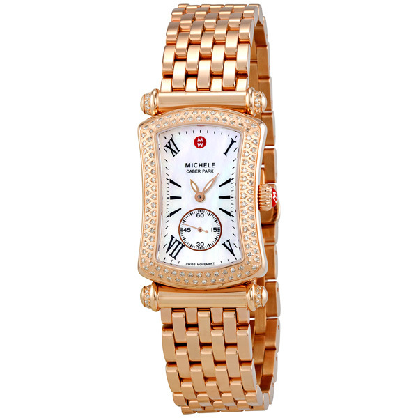 Michele Caber Park Rose Gold Tone Ladies Watch MWW16B000037