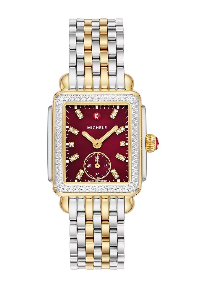 Michele Deco Quartz Diamond Ladies Watch MWW06V000130