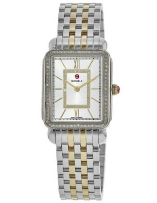Michele Deco Quartz Diamond Ladies Watch MWW06X000039