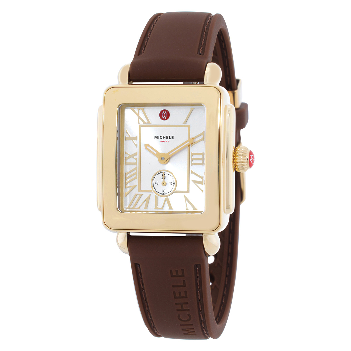 Michele Deco Sport Mid Quartz White Dial Ladies Watch MWW06H000008