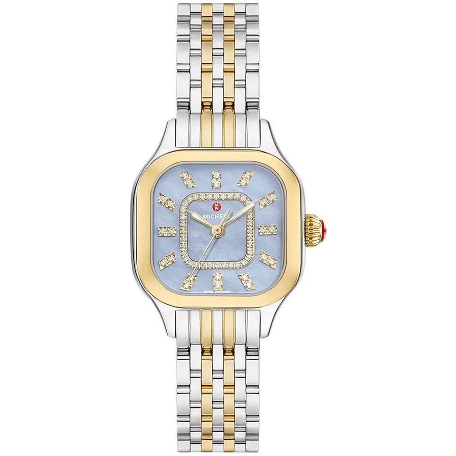 Michele Meggie Quartz Diamond Blue Dial Ladies Watch MWW33B000015