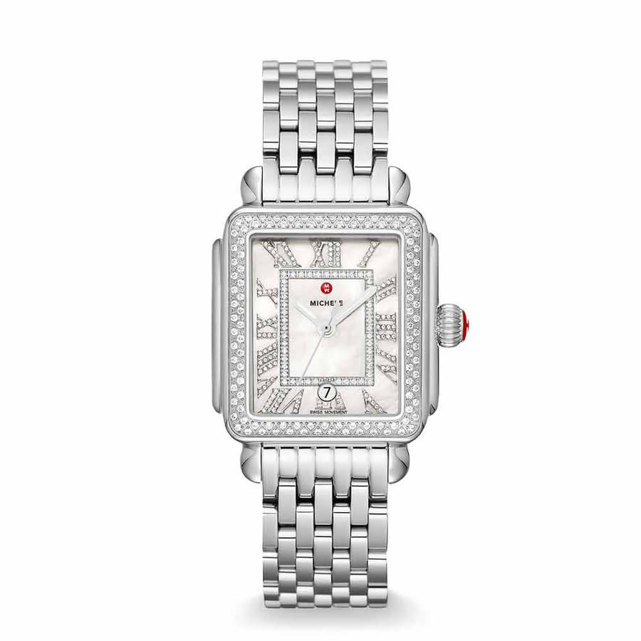 Michele Deco Madison Quartz Silver Dial Ladies Watch MWW06T000235