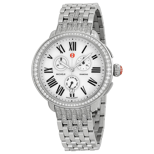 Michele Serein Glamour Chronograph Diamond Ladies Watch MWW21C000002