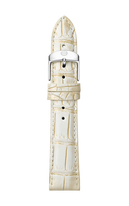 Michele Serein Mid 16mm Gold Wash Alligator Watch Strap MS16AA010718