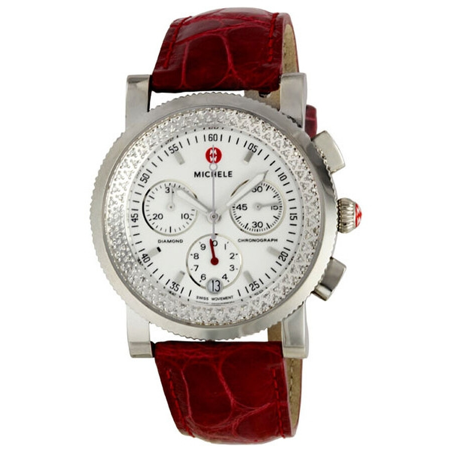 Michele Sport Sail Chronograph Quartz Diamond Ladies Watch MWW01C000008