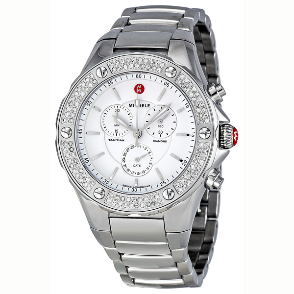 Michele Tahitian Diamond Ladies Watch MWW12K000001