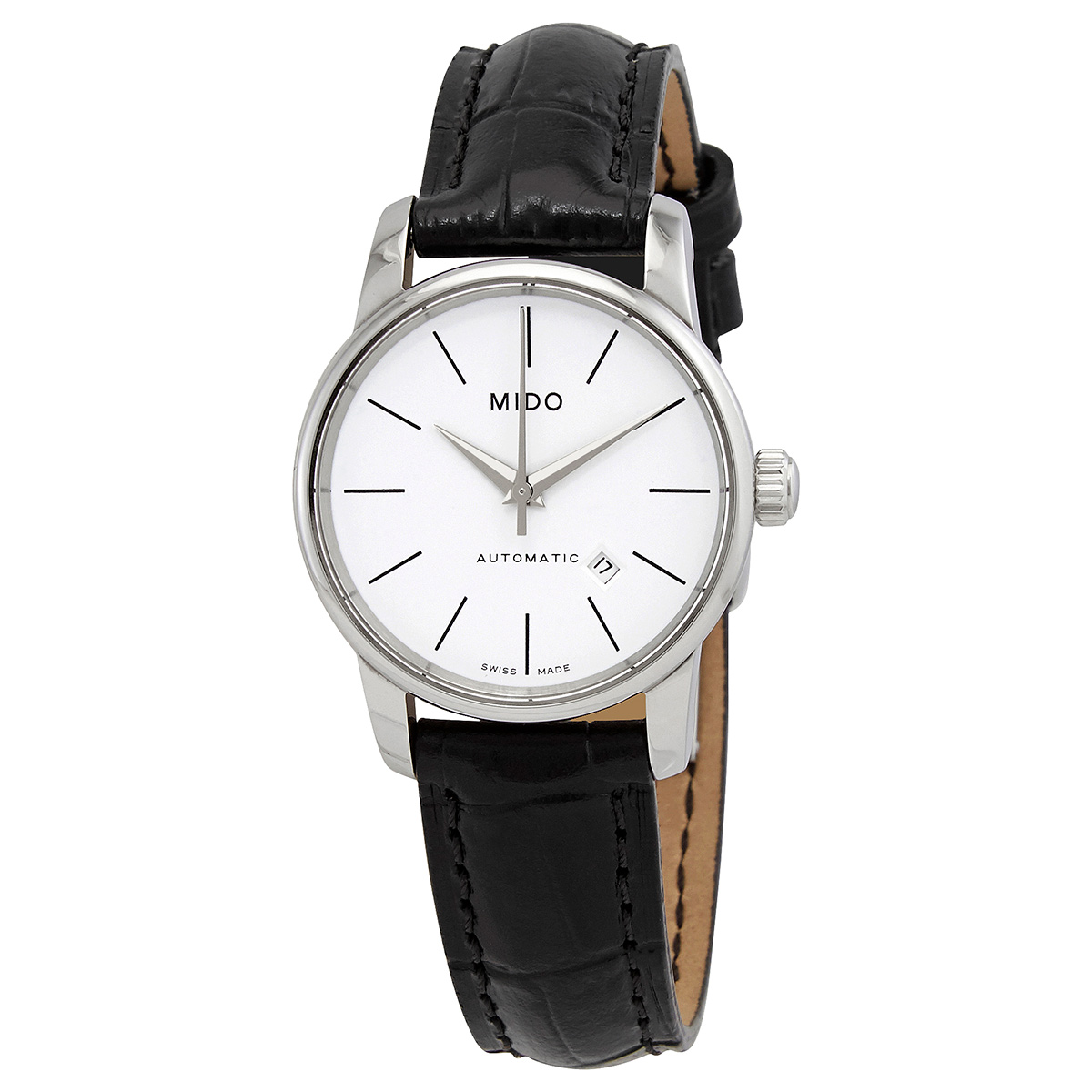 Mido Baroncelli Automatic White Dial Ladies Watch M7600.4.76.4