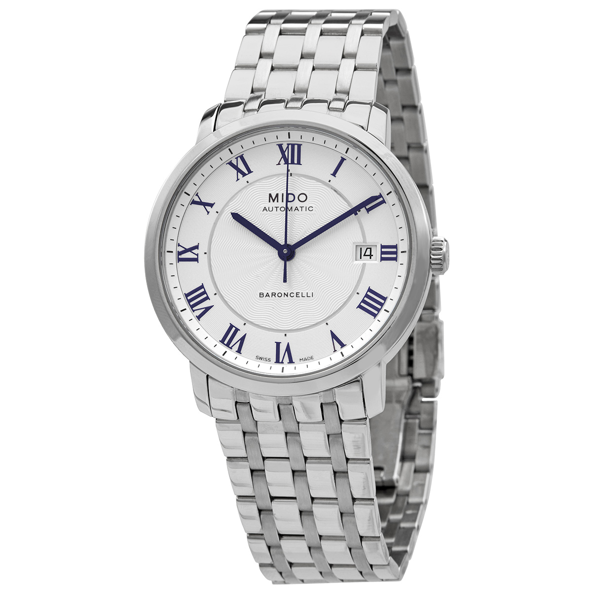 Mido Baroncelli Automatic White Dial Men's Watch M3895.4.21.1
