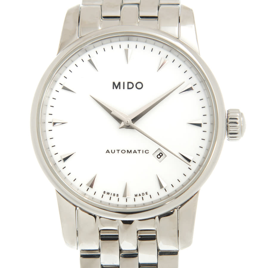 Mido Baroncelli Automatic White Dial Unisex Watch M7600.4.11.1