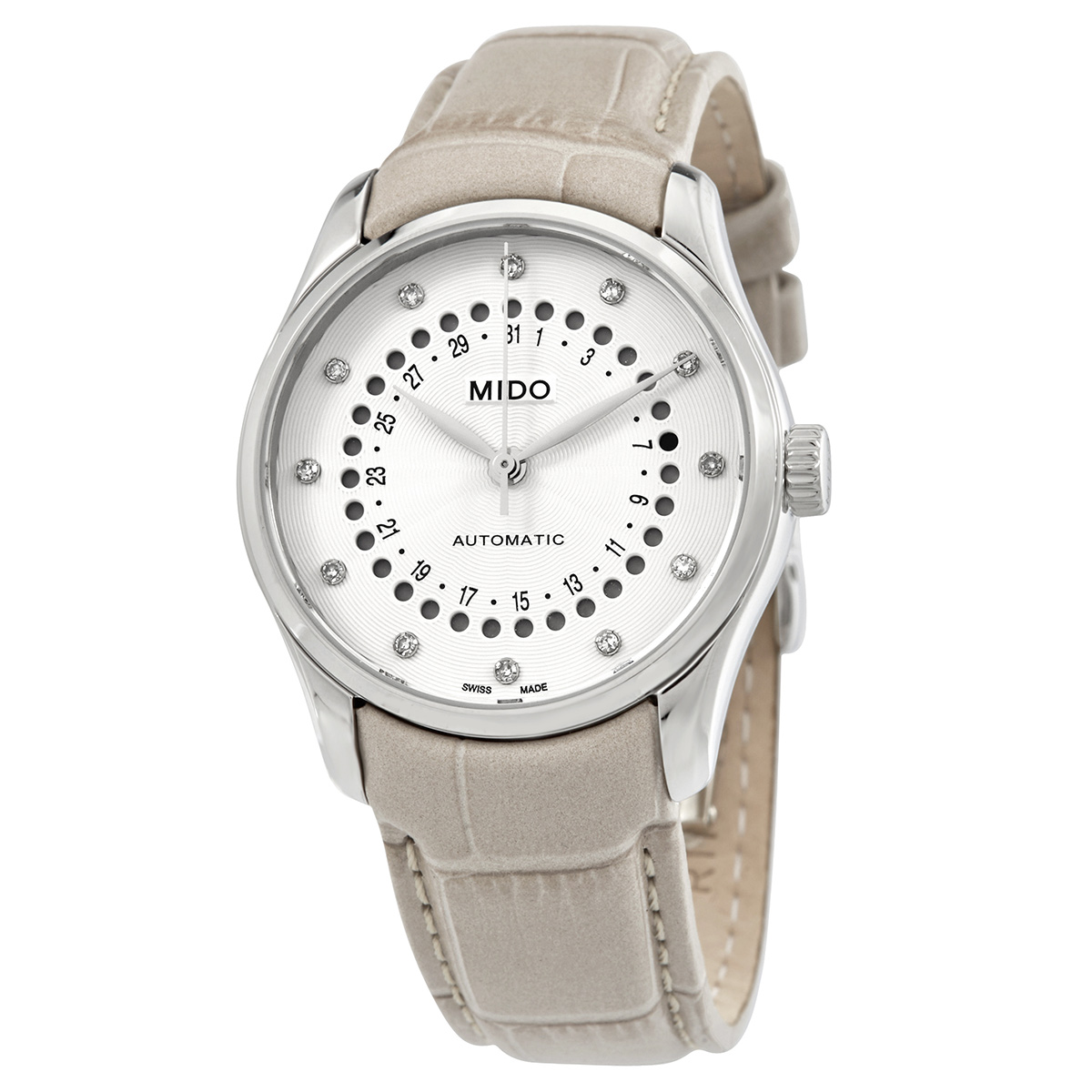 Mido Belluna Automatic White Dial Ladies Watch M0242071603600