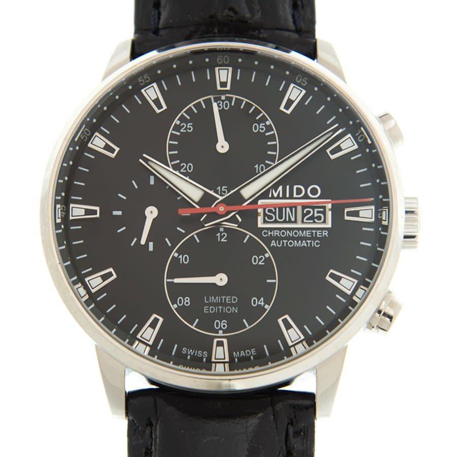 Mido Commander Chronograph Automatic Black Dial Unisex Watch M016.415.16.051.00