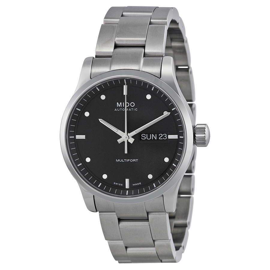 Mido Multifort Automatic Black Dial Men's Watch M0058301105100