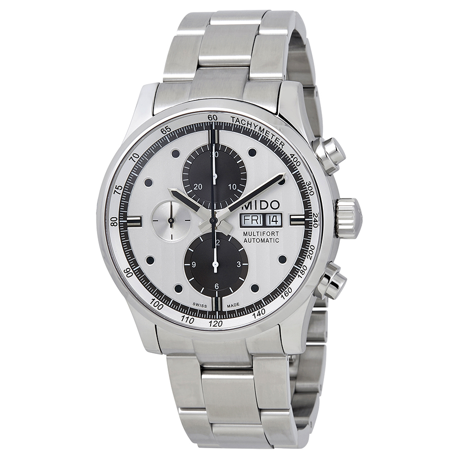 Mido Multifort Automatic Chronograph Silver Dial Men's Watch M005.614.11.031.09