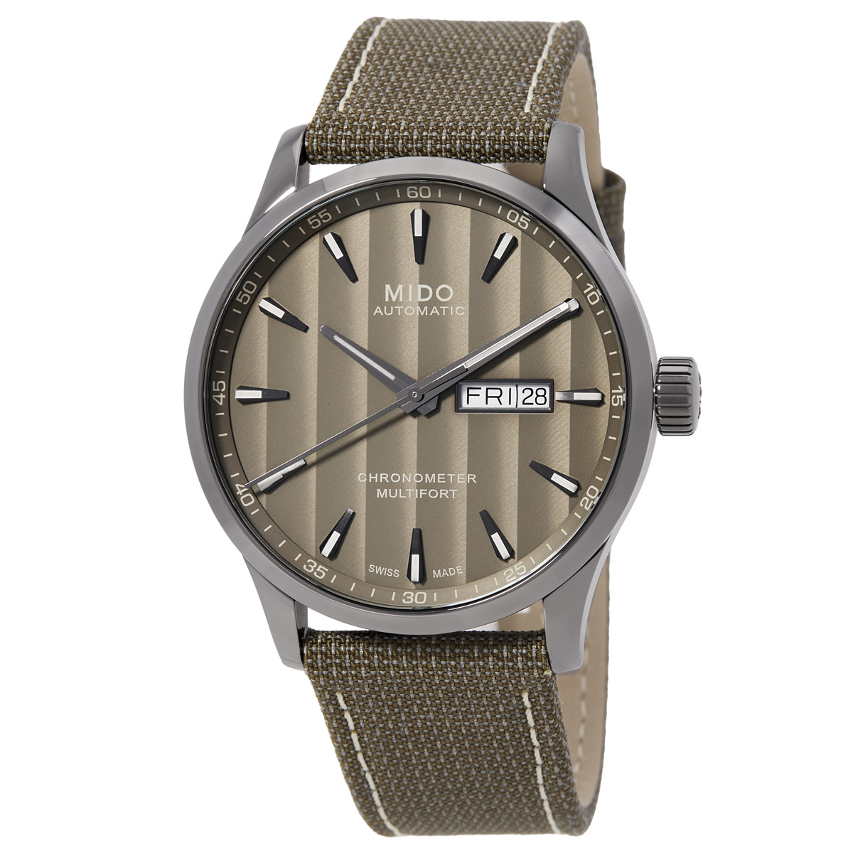 Mido Multifort Automatic Chronometer Grey Dial Men's Watch M0384313709100