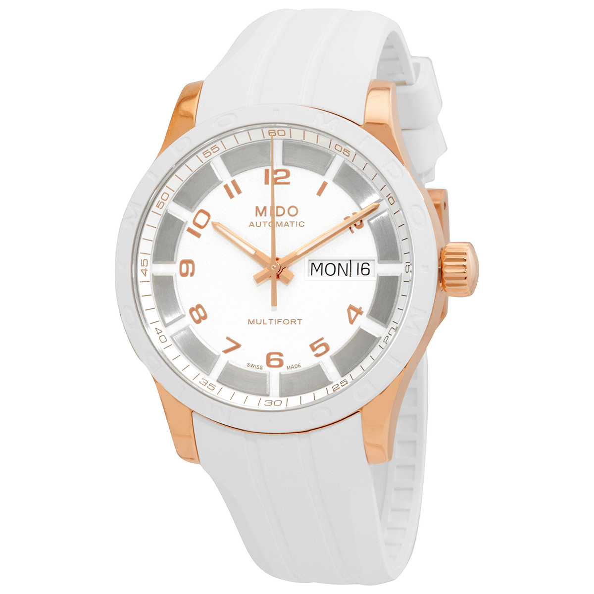 Mido Multifort Automatic White Dial Unisex Watch M018.830.37.012.80