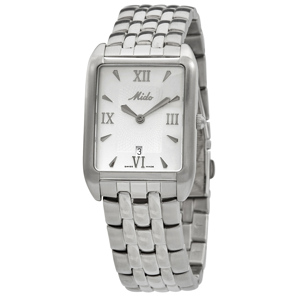 Mido Obsession Quartz White Dial Men's Watch M2980.4.51.1