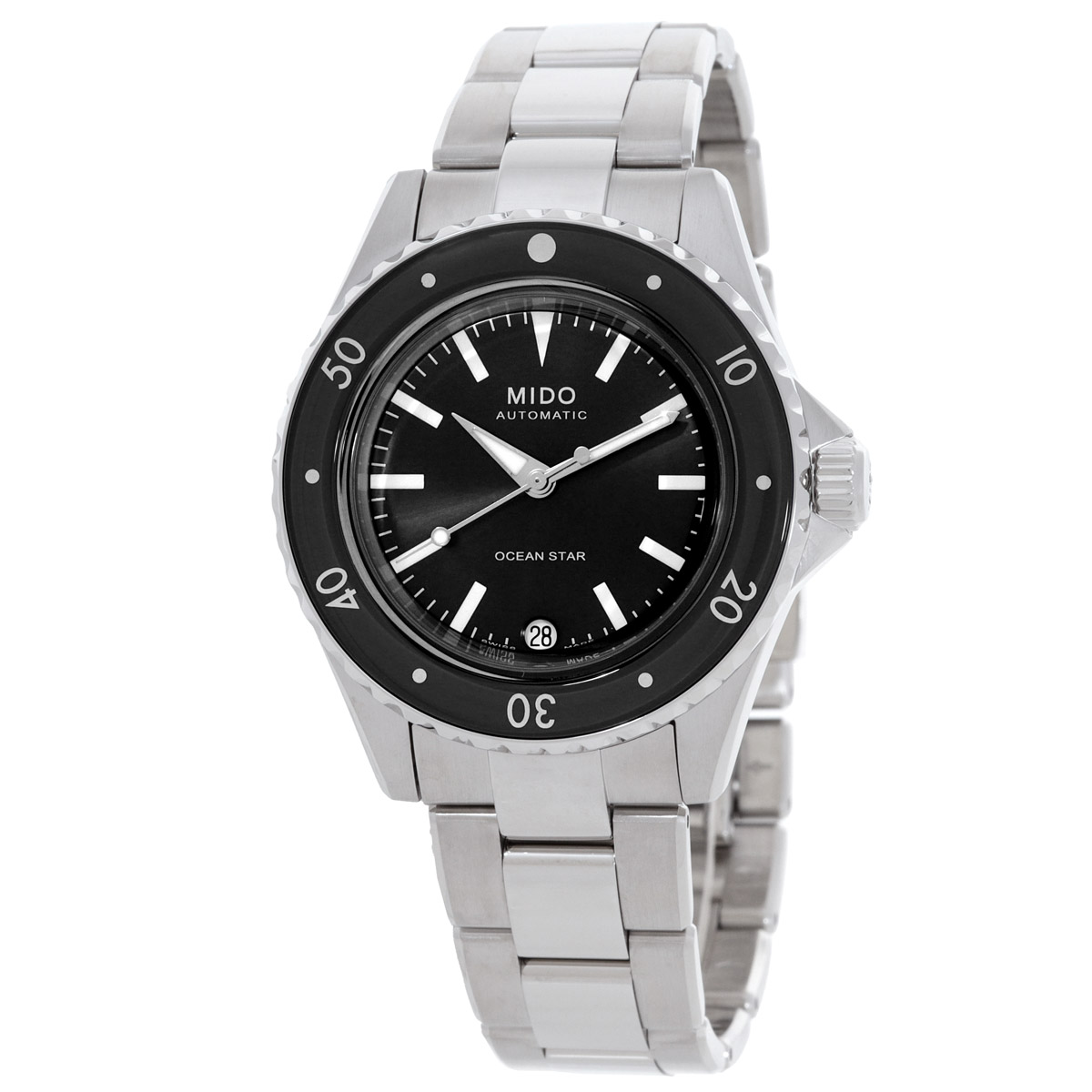Mido Ocean Star Automatic Black Dial Ladies Watch M0262071105100