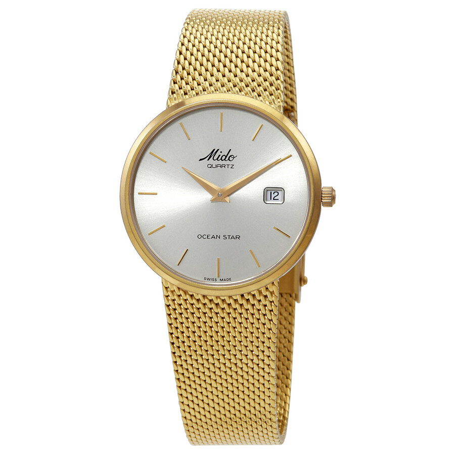 Mido Ocean Star Quartz Silver Dial Men's Watch M3685.3.12.1