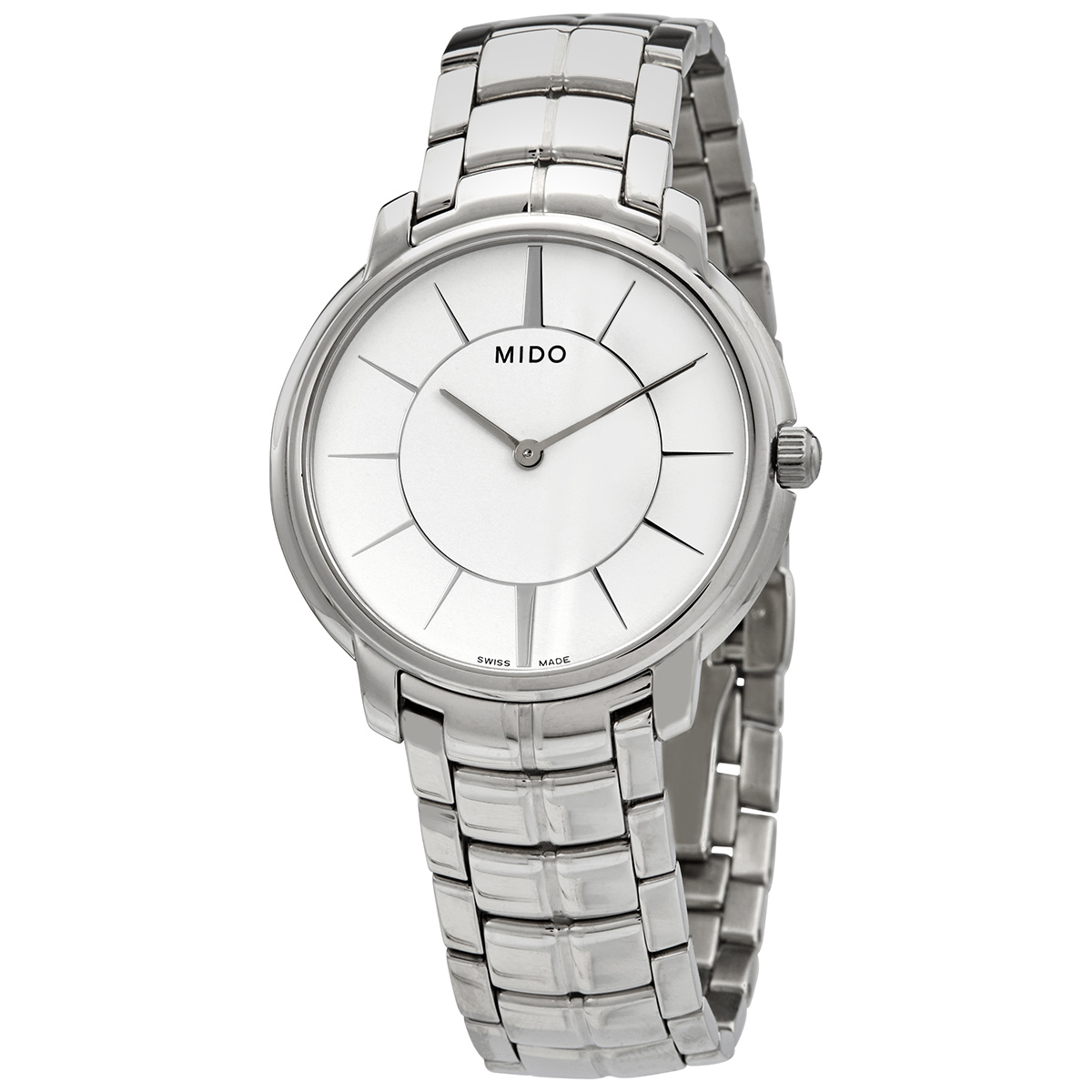 Mido Quartz White Dial Ladies Watch M8445.4.16.1
