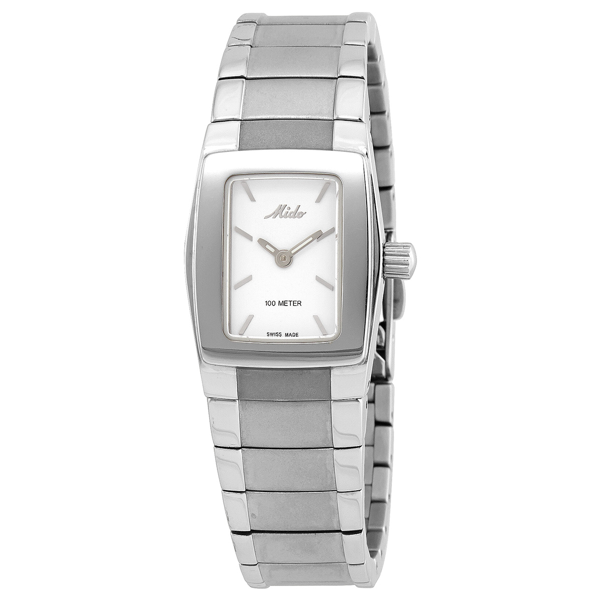 Mido White Dial Stainless Steel Ladies Watch M4040.4.16.1