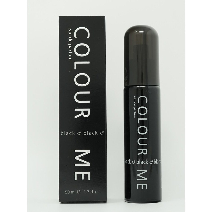 Milton-lloyd Men's Colour Me Black Edp Spray 1.7 oz Fragrances 0025929127140