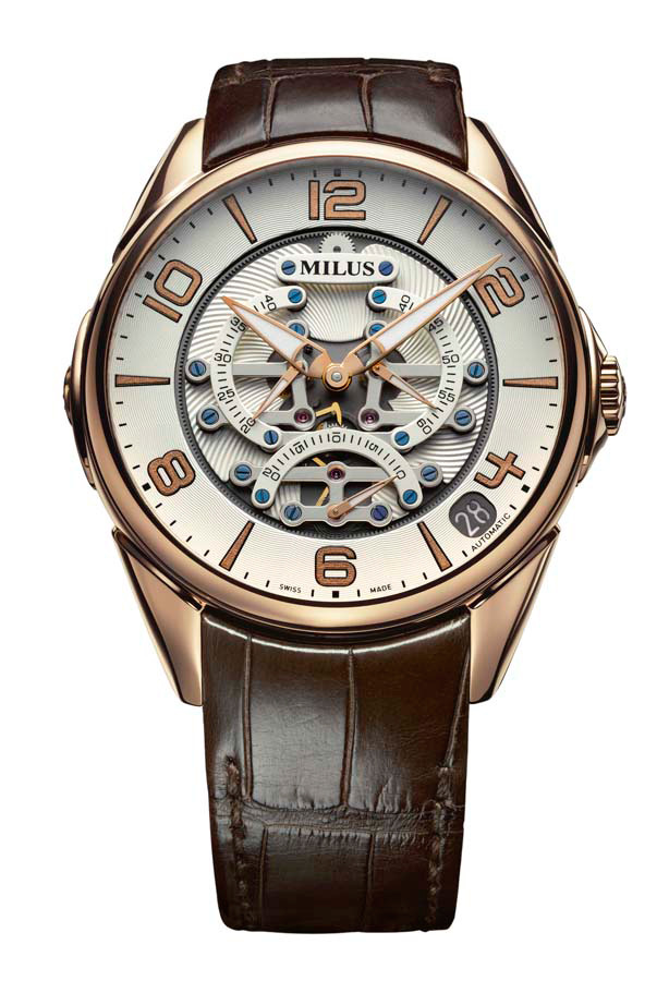 Milus Tirion TriRetrograde Automatic Silver Dial Men s Watch TIRI403 