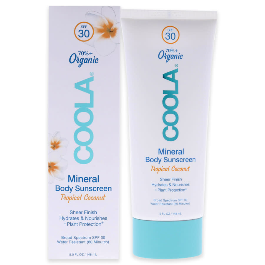 Coola Mineral Body Organic Sunscreen Lotion SPF 30 Tropical Coconut