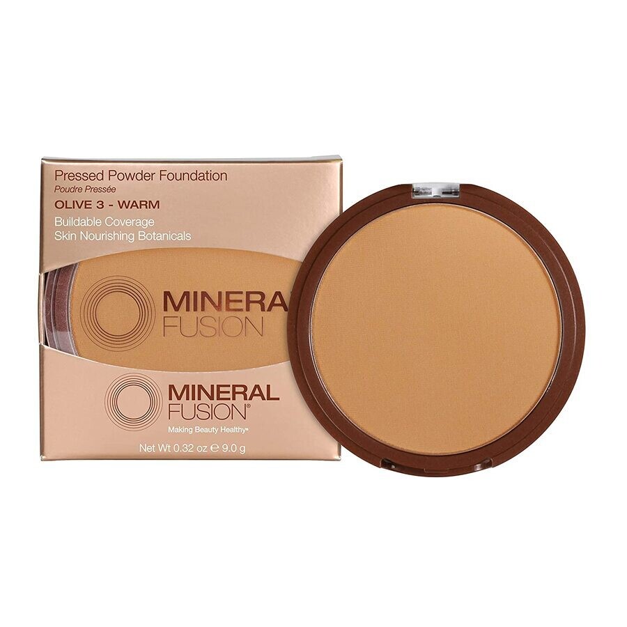 Mineral Fusion Ladies Pressed Powder Foundation Powder 1 oz Olive 3 Makeup 840749014056 In Green