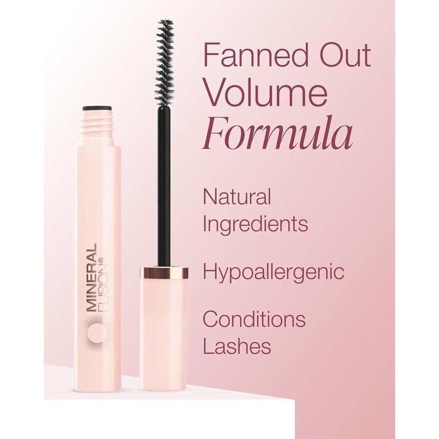 Mineral Fusion So Ageless Fanned Out Volume Mascara 0.3 oz Black Makeup 840187704038 In Black