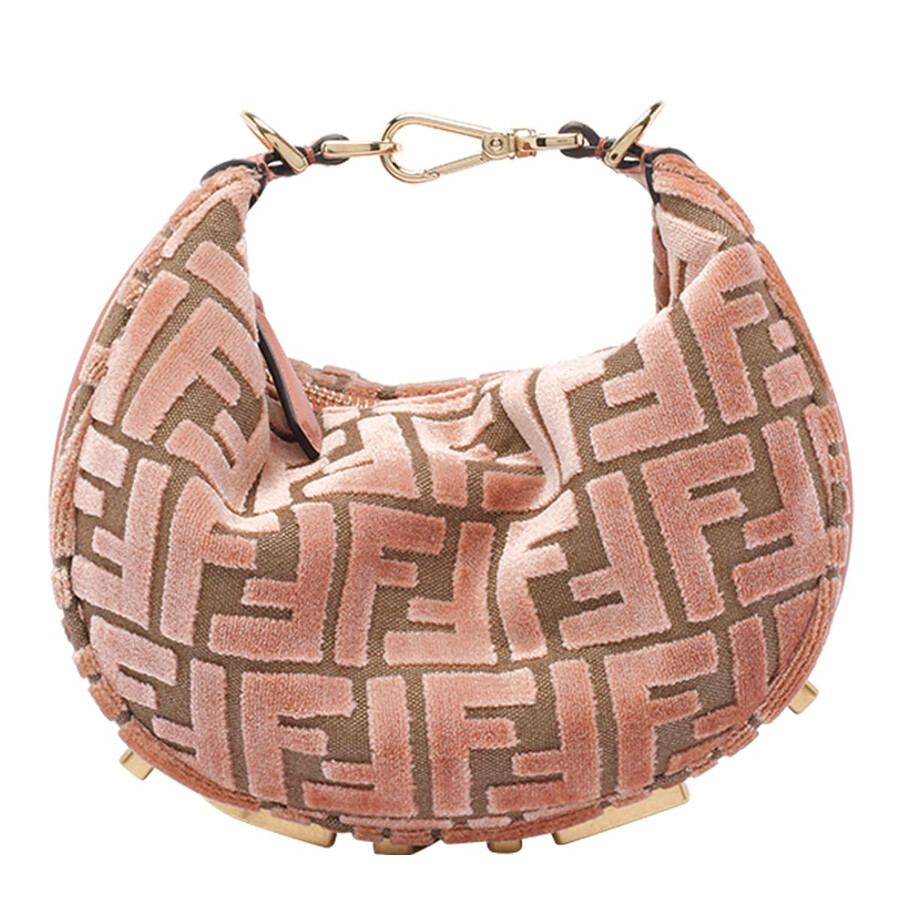 Fendi Mini Graphy Handbag In Pink