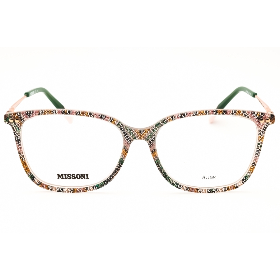 Missoni Ladies Black Rectangular Eyeglass Frames Mis0085
