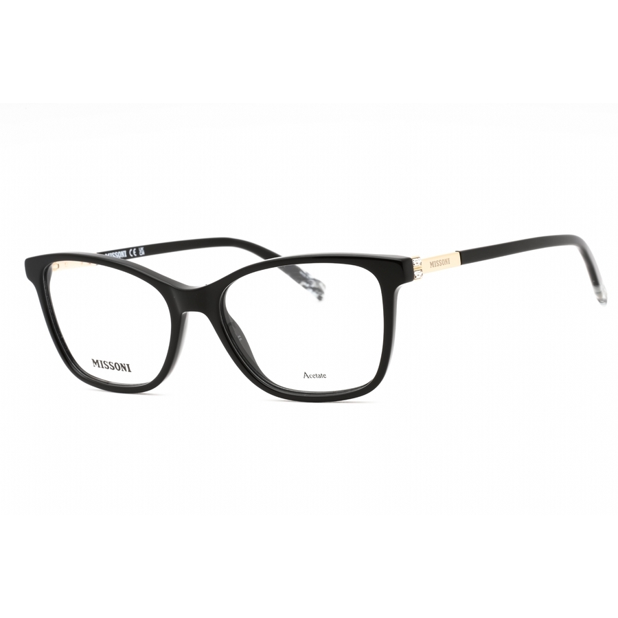 Missoni Ladies Black Rectangular Eyeglass Frames Mis0143