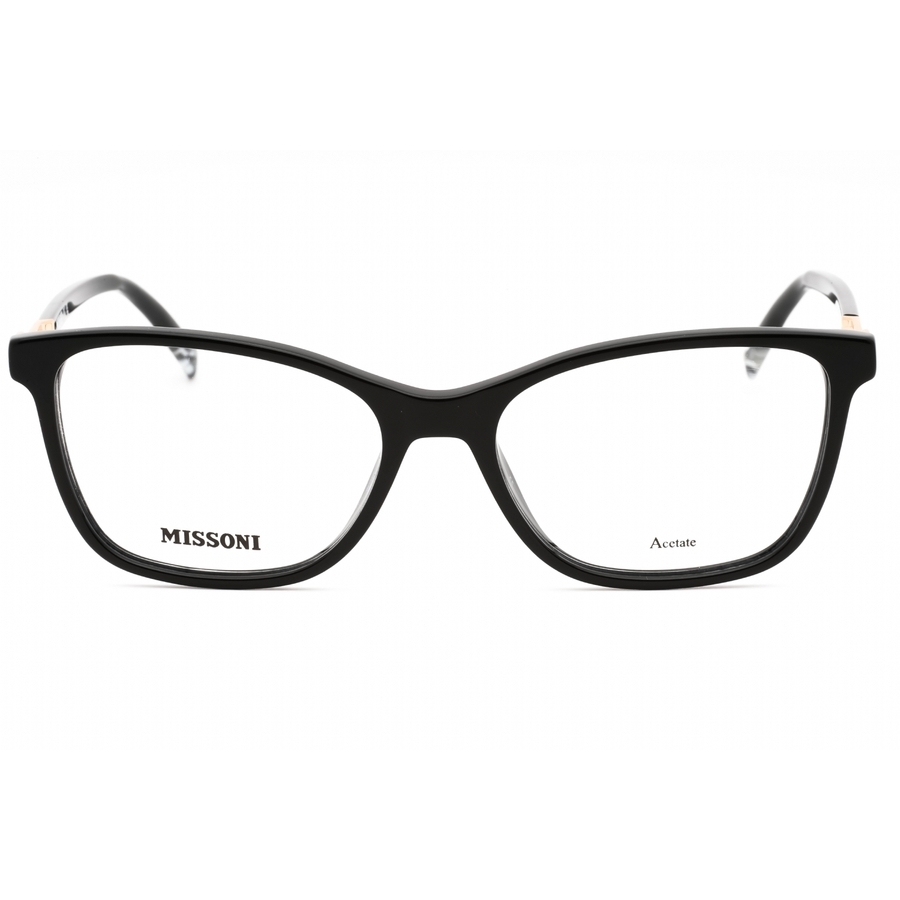 Missoni Ladies Black Rectangular Eyeglass Frames Mis0143