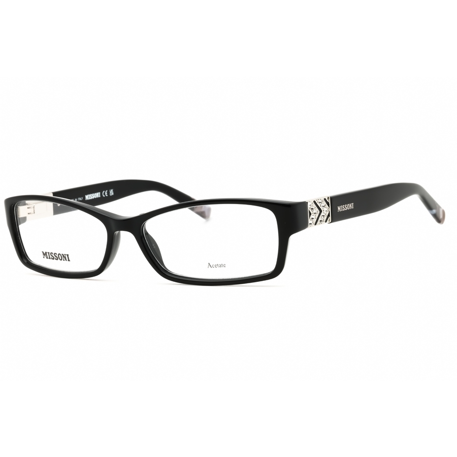 Missoni Ladies Black Rectangular Eyeglass Frames Mis0162