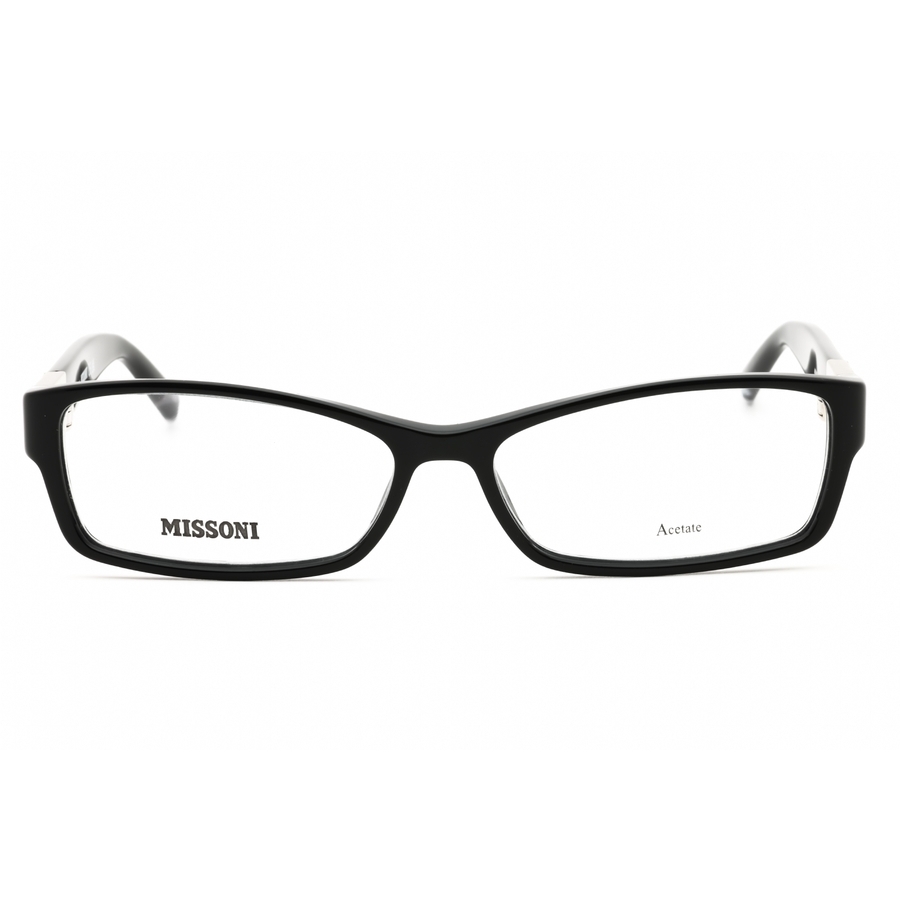 Missoni Ladies Black Rectangular Eyeglass Frames Mis0162