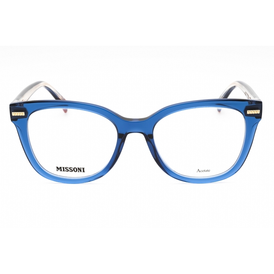 Missoni Ladies Blue Rectangular Eyeglass Frames Mis0071