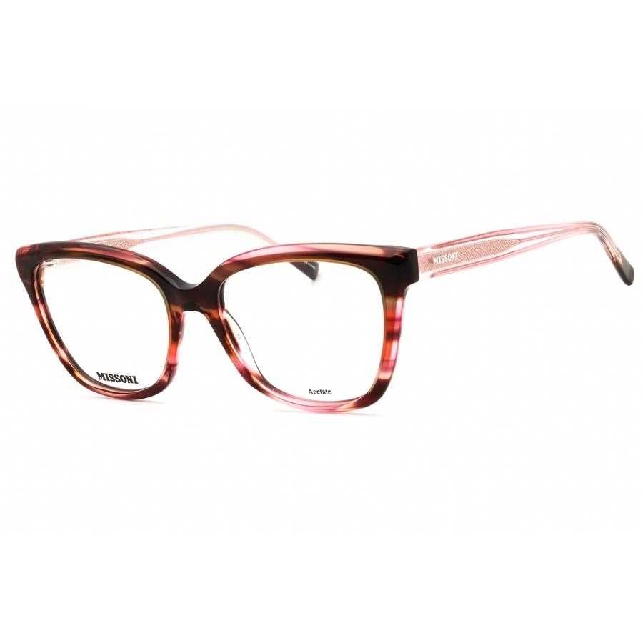 Missoni Ladies Red Rectangular Eyeglass Frames Mis0116