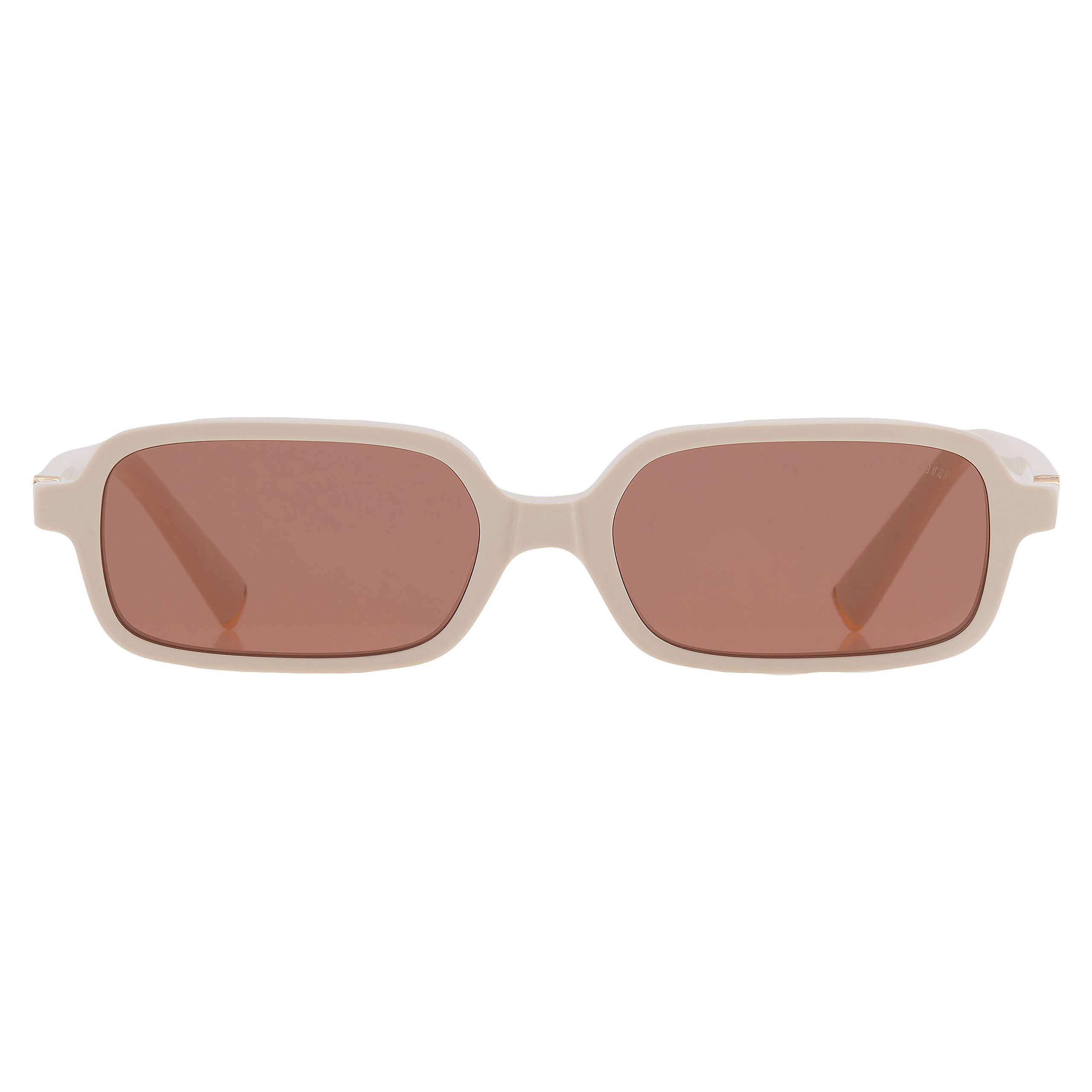 Miu Miu Brown Rectangular Ladies Sunglasses MU 11ZS 21D90Q 51