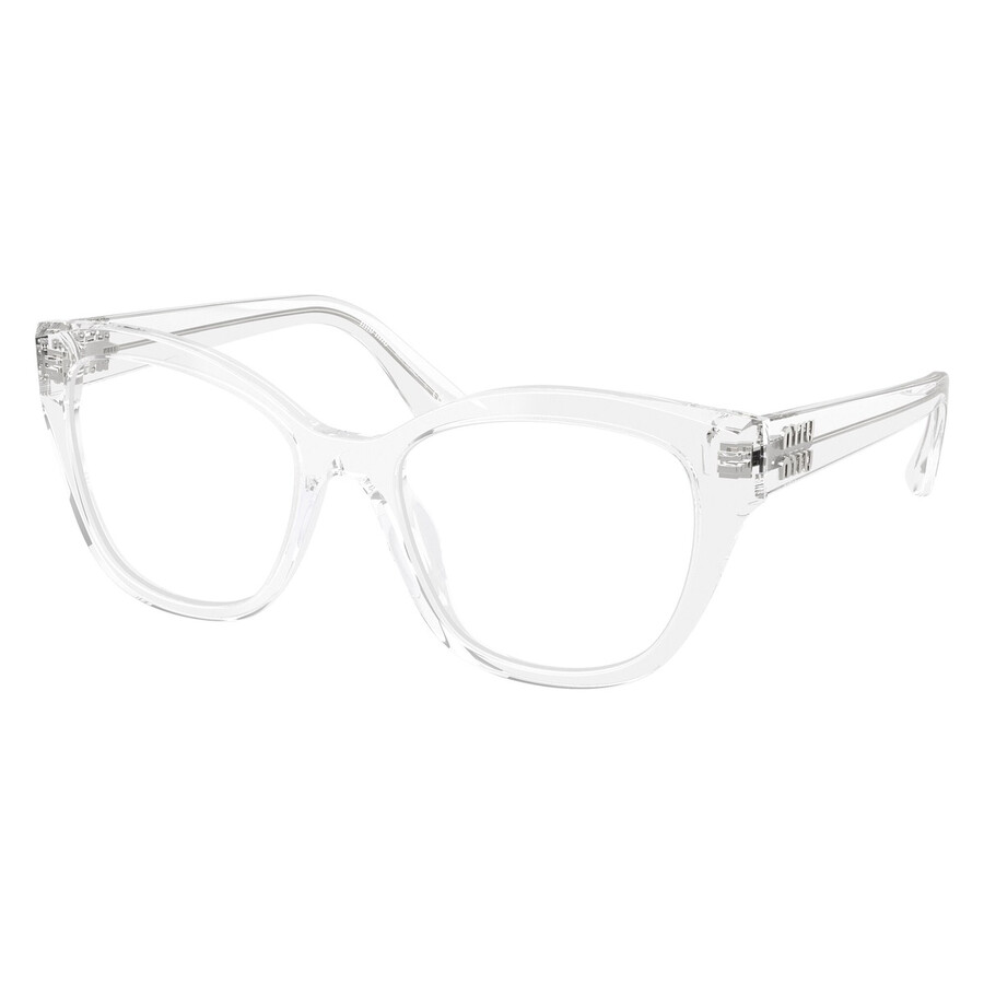 Miu Miu Demo Cat Eye Ladies Eyeglasses Mu 05xv 15z1o1 54 In Transparent