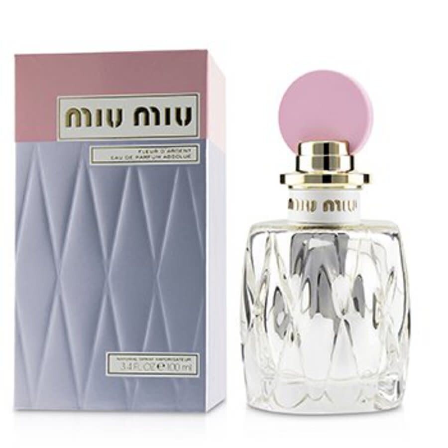 Shop Miu Miu - Fleur D'argent Eau De Parfum Absolue Spray  100ml/3.4oz In Orange / White