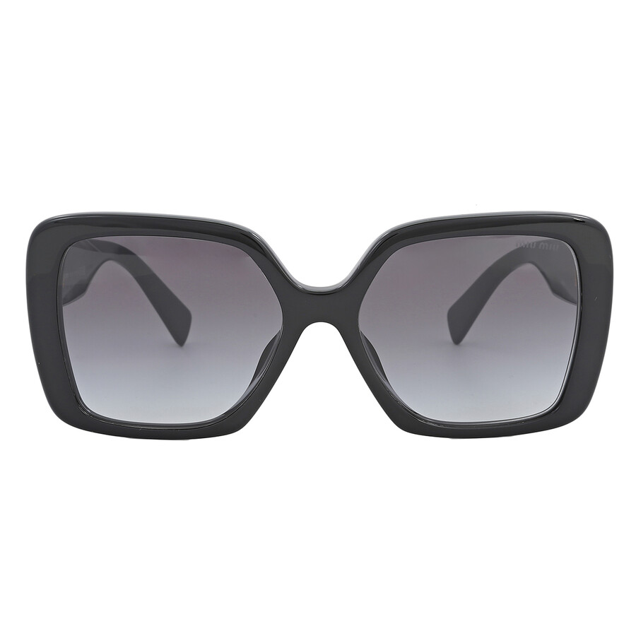 Miu Miu Grey Gradient Square Ladies Sunglasses MU 10YS
