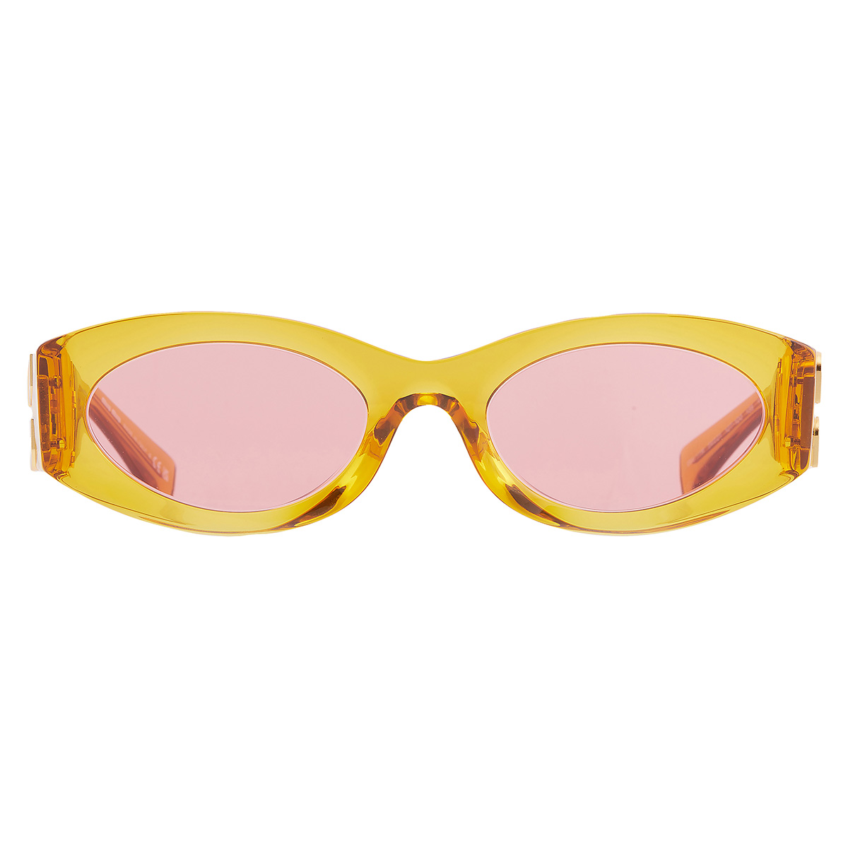 Miu Miu Pink Oval Ladies Sunglasses MU 11WS 12T1D0 54