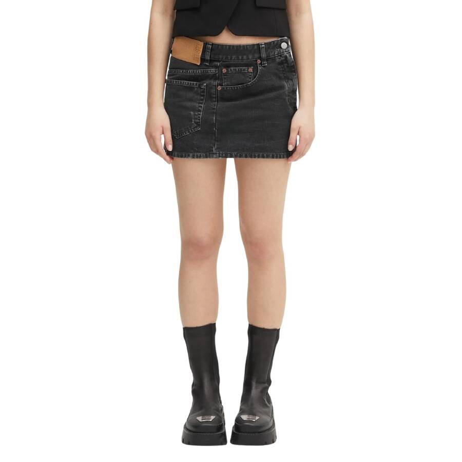 Maison Margiela Cotton Denim Mini Skirt